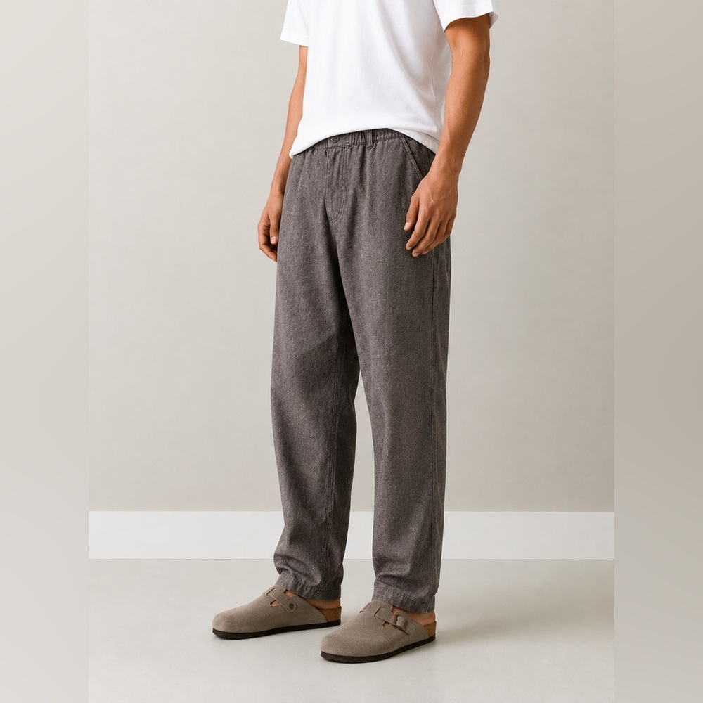 LE 31 by Simons - Linen Blend Relaxed Tapered Pants | Drawstring Waist